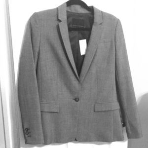 Banana Republic gray blazer, NWT, size 4